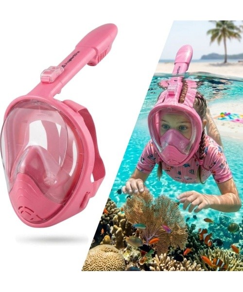 Children’s Snorkeling Mask inSPORTline Marfino - Pink