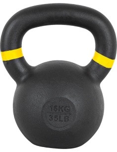 Cast Iron Kettlebell inSPORTline Powder 16 kg