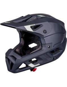 Downhill šalmas W-TEC Calheto - Juoda/Sidabrinė