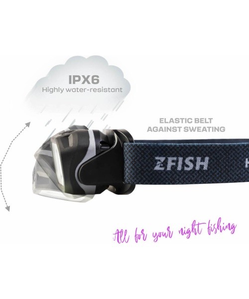 ZFISH Headlamp Helionix UV