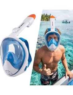 Snorkeling Mask inSPORTline Subvion - Blue-White