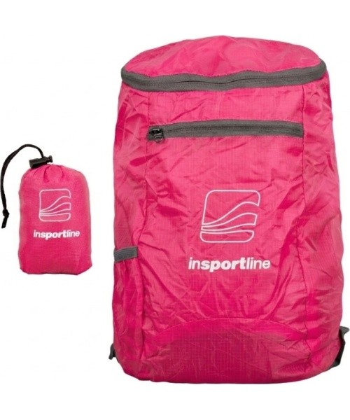 Ultralight Folding Backpack inSPORTline Zeran - Pink
