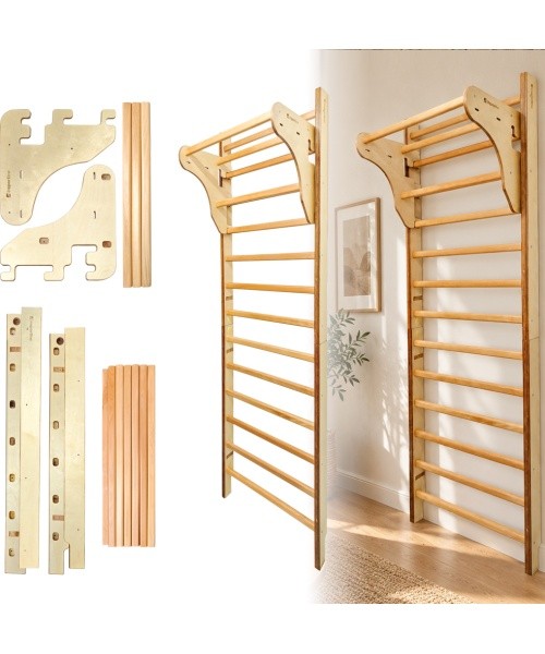 Wall Bars inSPORTline Dualmar 220 x 65 cm w/ Pull-Up Bar