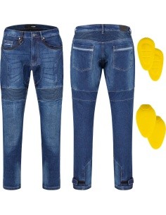 Men’s Motorcycle Jeans W-TEC Remon - Mėlyna