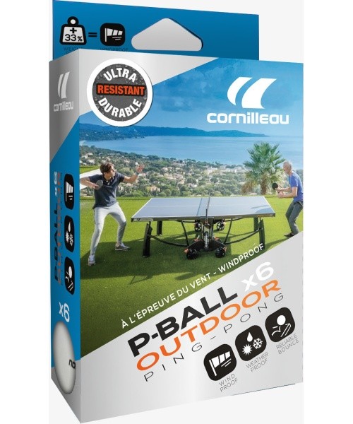 Cornilleau P-Ball Outdoor White x6